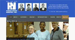 Desktop Screenshot of humanneeds.org